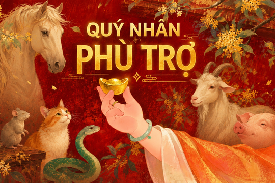 Ấn định tháng 6/2026: 6 con giáp được người QUYỀN LỰC chống lưng, chỉ đường dẫn lối cho tiền tài ùn ùn kéo đến!