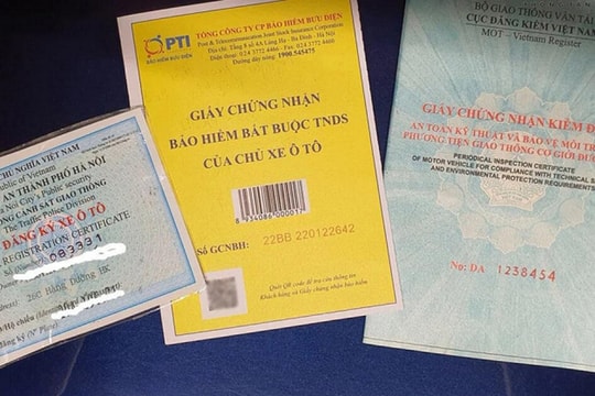 Từ 18/5, 4 loại giấy tờ đăng kiểm chính thức thay bằng dữ liệu số