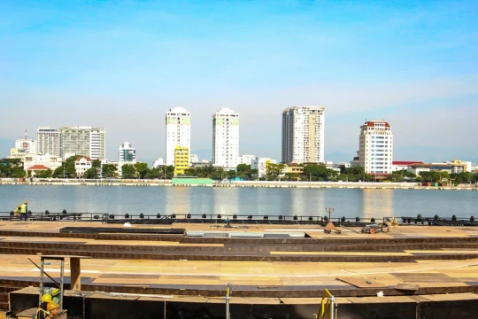 Lộ diện sân khấu khổng lồ của Lễ hội pháo hoa quốc tế Đà Nẵng 2026