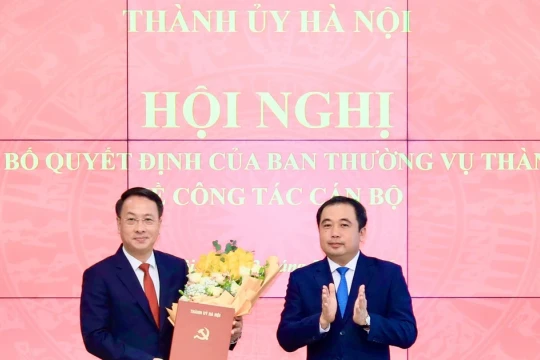 Ông Trần Đình Cảnh giữ chức Chủ nhiệm Ủy ban Kiểm tra Thành ủy Hà Nội