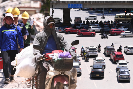 Hà Nội ghi nhận mức nhiệt cao nhất cả nước: Trung tâm Thủ đô nóng ngột ngạt khó thở, người dân vật vã giữa “chảo lửa”