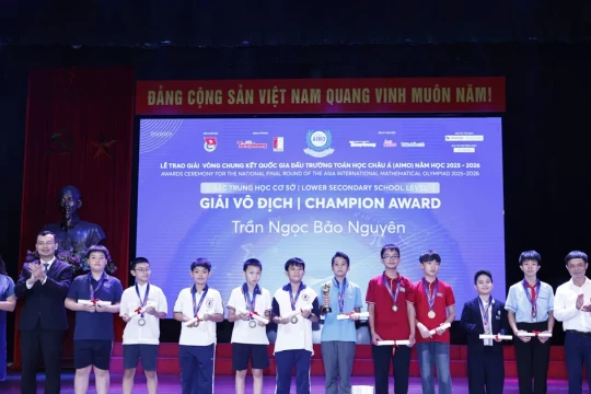 Gần 1.300 học sinh tranh tài tại Chung kết quốc gia Đấu trường Toán học châu Á