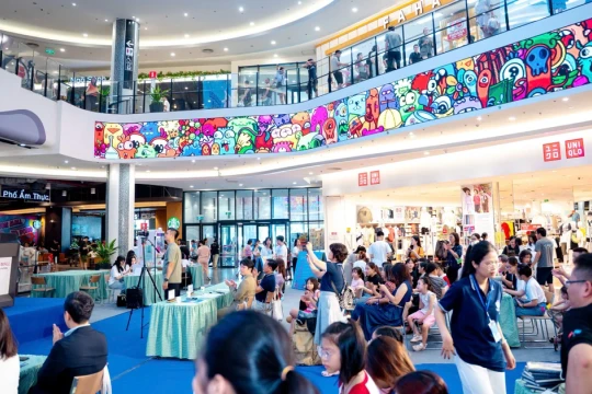 Hàng nghìn học sinh và phụ huynh tham gia Ngày hội Đại dương xanh