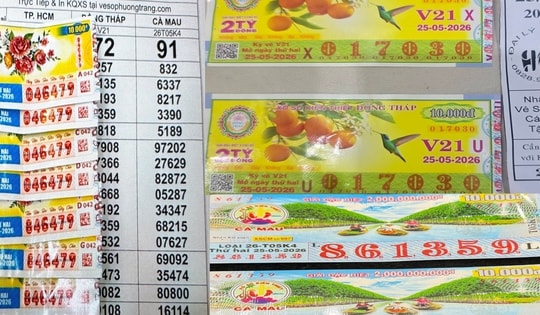 Sáng 26/5, lộ diện nơi trúng 3 giải độc đắc và 3 giải an ủi xổ số miền Nam