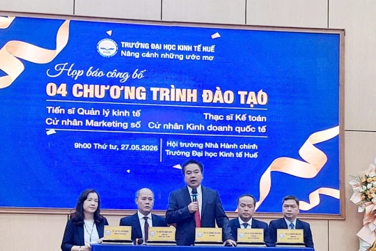 Trường ĐH Kinh tế Huế công bố 4 chương trình đào tạo mới từ cử nhân đến tiến sĩ