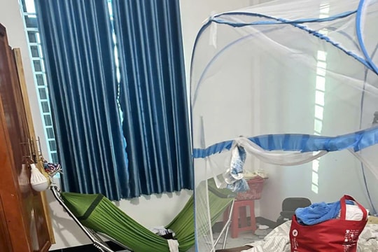 Bé 6 tháng tuổi tử vong do vữa trần nhà rơi