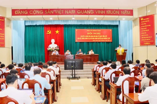 Chính quyền địa phương 2 cấp tại Đồng Tháp vận hành ổn định, thông suốt