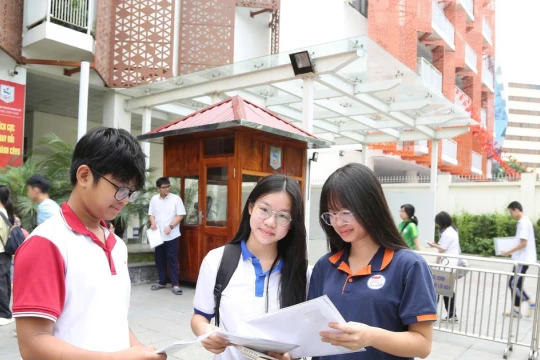Thí sinh Hà Nội sẵn sàng trong buổi làm thủ tục Kỳ thi tuyển sinh vào lớp 10