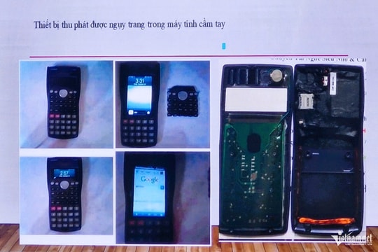 Những dấu hiệu nhận biết thí sinh gian lận bằng công nghệ cao