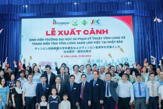 Trường ĐH Sư phạm Kỹ thuật Vĩnh Long đưa 45 tân kỹ sư sang Nhật Bản làm việc