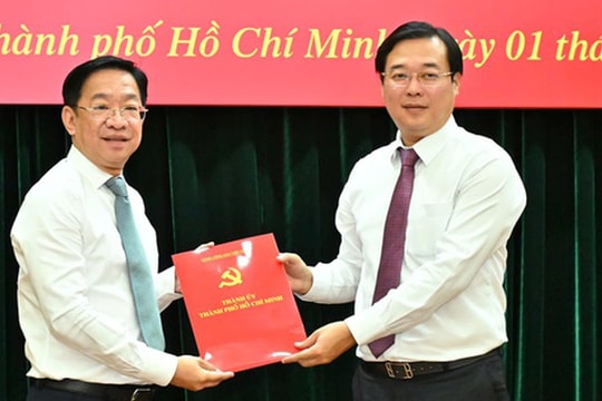 Thành ủy TPHCM điều động nhân sự lãnh đạo một số đơn vị