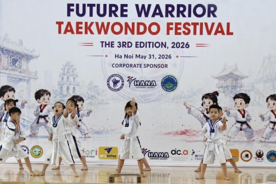 Từng bước hoàn thiện mô hình phổ cập Taekwondo cho trẻ mầm non