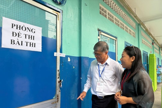 TP Hồ Chí Minh: Kiểm tra công tác thi lớp 10, hỗ trợ tối đa thí sinh đặc biệt