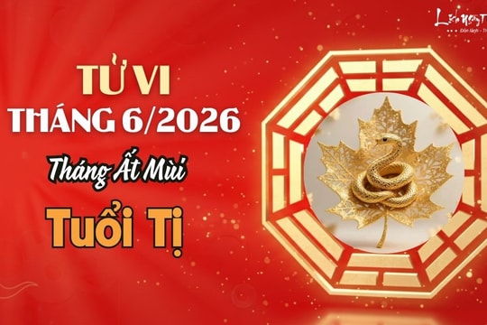 Tử vi tháng 6/2026 tuổi Tị âm lịch: Hanh thông và tràn đầy cơ hội