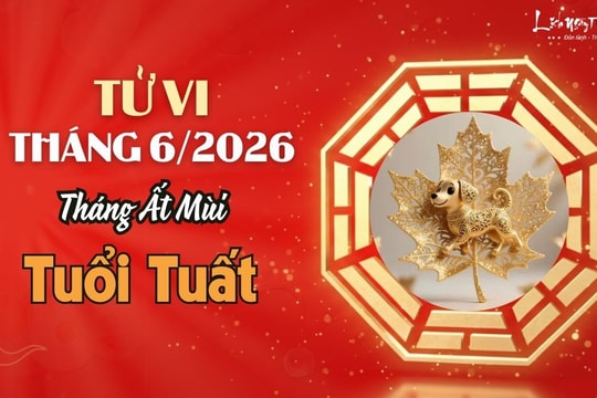 Tử vi tháng 6/2026 tuổi Tuất âm lịch: Vướng đào hoa xấu, đề phòng cạm bẫy tiểu nhân