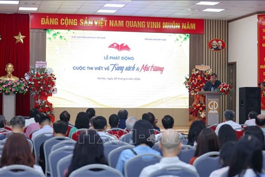 Phát động cuộc thi viết 'Trang sách và Mái trường'