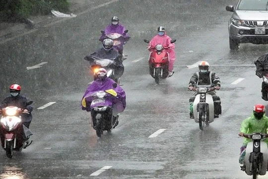 Dự báo thời tiết ngày 10/6: Mưa dông bao trùm cả nước, cục bộ có nơi mưa to