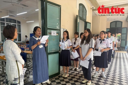 Thí sinh sẵn sàng làm bài thi môn Toán kỳ thi tốt nghiệp THPT 2026