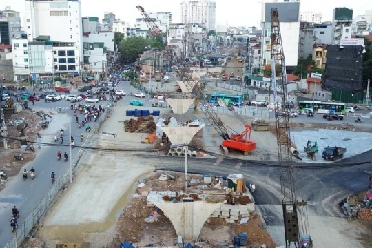 Hà Nội điều chỉnh giao thông nút Láng Hạ - Giảng Võ từ ngày 12/6