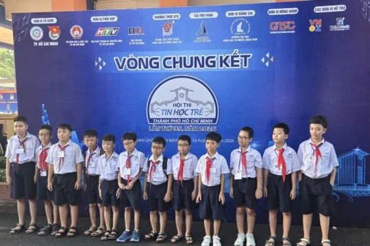 560 học sinh tranh tài chung kết Hội thi Tin học trẻ TPHCM