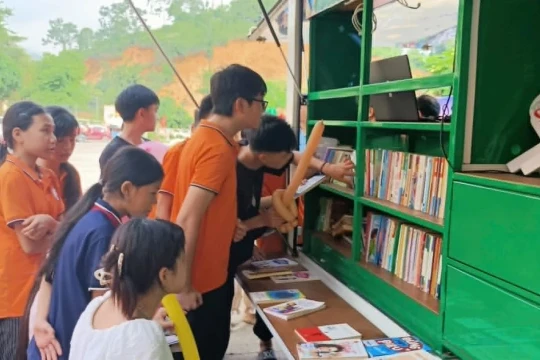 Lan tỏa văn hóa đọc trong học sinh vùng cao