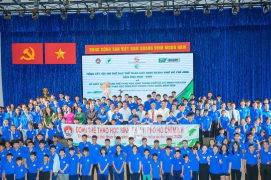 TPHCM xuất quân đoàn thể thao tham dự Giải Thể thao học sinh phổ thông toàn quốc