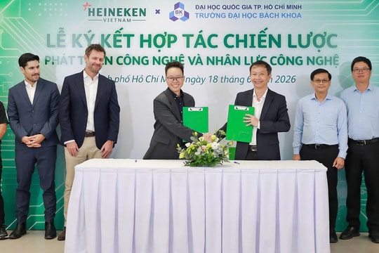 HEINEKEN Việt Nam và Trường Đại học Bách Khoa TPHCM hợp tác phát triển công nghệ và nhân lực chất lượng cao