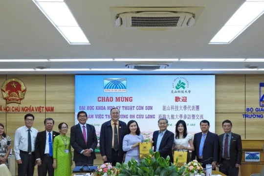 Trường ĐH Cửu Long tăng cường hợp tác với Trường ĐH Côn Sơn, Đài Loan (Trung Quốc)