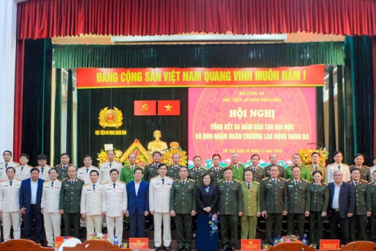 Đào tạo đại học, sau đại học – Mốc son trong 80 năm phát triển của Học viện An ninh Nhân dân