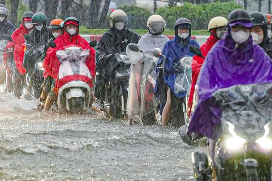 Ngày mai, miền Bắc xuất hiện mưa to đến rất to