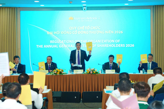 Vietnam Airlines tổ chức Đại hội đồng cổ đông thường niên năm 2026: Chủ động thích ứng, củng cố nền tảng phát triển trong giai đoạn mới