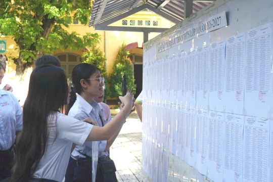 Thí sinh Cần Thơ hoàn thành Kỳ thi tuyển sinh lớp 10