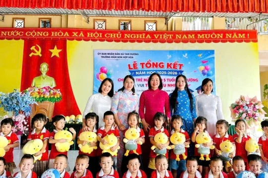 Trường Mầm non Hợp Hòa: Khẳng định vị thế từ chất lượng chăm sóc, giáo dục trẻ