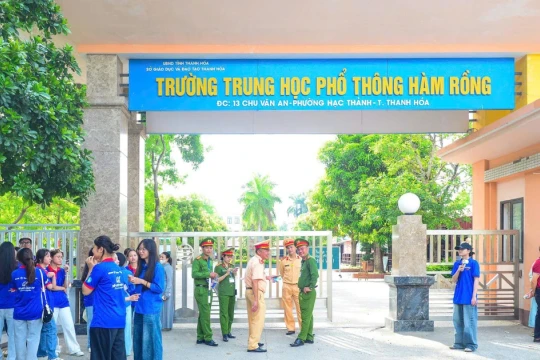 Điểm chuẩn vào lớp 10 Thanh Hóa: Trường THPT Hàm Rồng cao nhất với 25,6 điểm