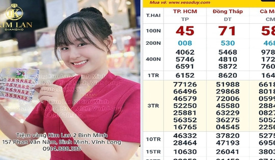 Tiệm vàng quen thuộc hé lộ khách trúng độc đắc xổ số miền Nam