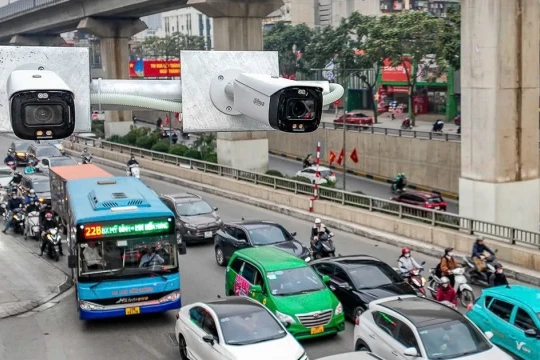 Hà Nội tăng 'mắt thần' AI, từng bước gỡ điểm nghẽn giao thông