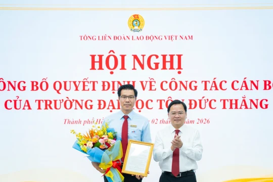 PGS. TS. Trần Trọng Đạo được tái bổ nhiệm Hiệu trưởng Trường ĐH Tôn Đức Thắng