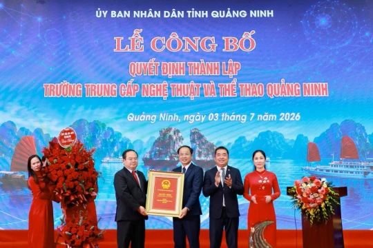 Thành lập Trường Trung cấp Nghệ thuật và Thể thao Quảng Ninh
