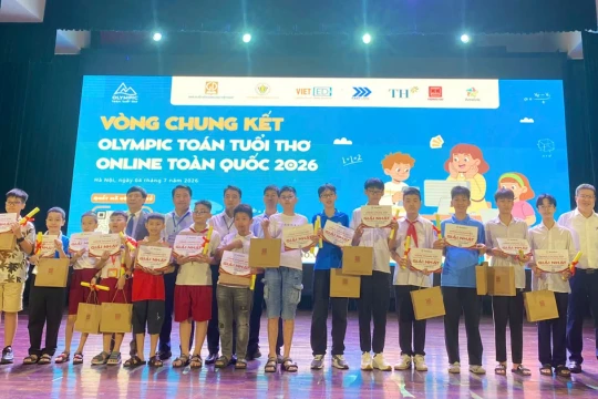 Chung kết Olympic Toán Tuổi thơ Online 2026 nơi 250 'nhà vô địch' cùng tỏa sáng