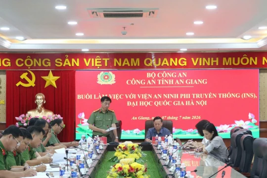 An Giang phối hợp triển khai đề tài khoa học về an ninh môi trường biển