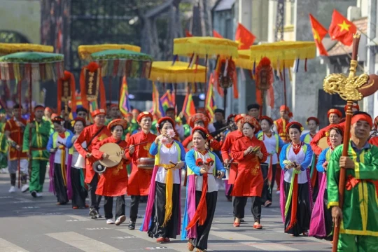 Hơn 4.000 nghệ nhân, nghệ sĩ tham gia Ngày Văn hóa Việt Nam tại Hà Nội
