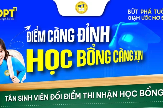 Trường Đại học Phan Thiết công bố học bổng theo điểm thi tốt nghiệp THPT 2026