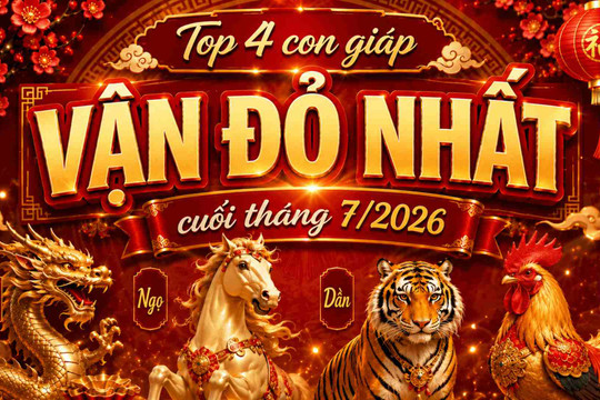 Vận đỏ nhất cuối tháng 7 gọi tên 4 con giáp: Làm đâu trúng đó, hễ bốc thăm là trúng thưởng, cứ đầu tư là lãi