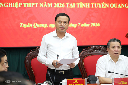 Đề xuất cho thi lại môn Toán ở trường chuyên Tuyên Quang