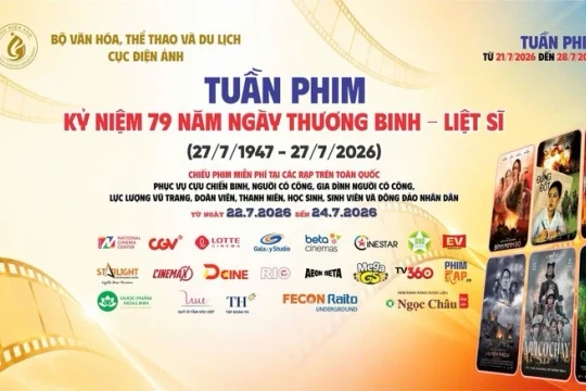 190 cụm rạp đồng loạt chiếu miễn phí phim cách mạng dịp 27/7