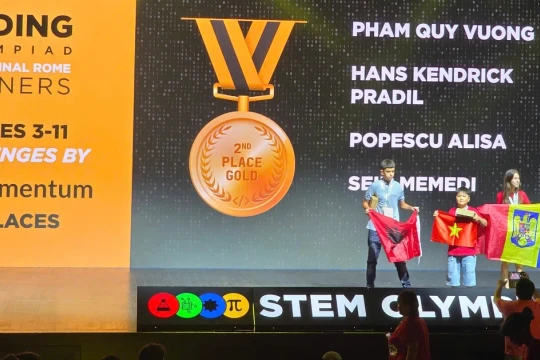 Học sinh FPT School Hà Nam giành 2 HCV, Top 2 thế giới tại STEM Olympiad 2026