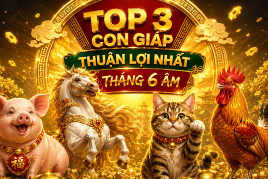 Tháng 6 âm đón sự thuận lợi CHƯA TỪNG CÓ, 4 con giáp nhìn đâu cũng thấy cơ hội kiếm TIỀN TỶ!