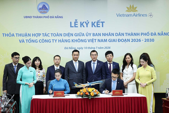 Vietnam Airlines đồng hành cùng Đà Nẵng thúc đẩy phát triển hàng không, du lịch và đầu tư