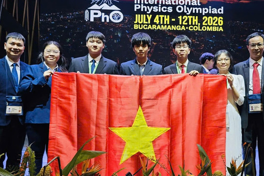 Đội tuyển Việt Nam giành 4 Huy chương Vàng tại Olympic Vật lí quốc tế 2026