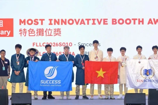 Học sinh ‘đất Cảng’ đoạt giải vô địch tại sân chơi STEM quốc tế